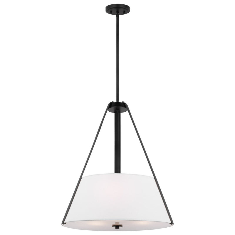Brewster 3-Light Pendant in Black