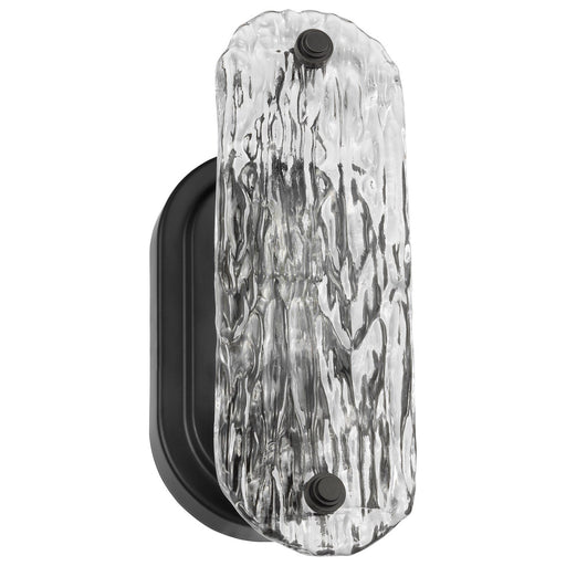 Glacier Bath Sconce in Matte Black