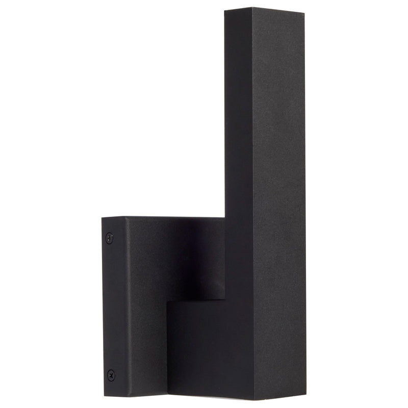 Raven 10" LED Outdoor Wall Sconce in Textured Matte Black