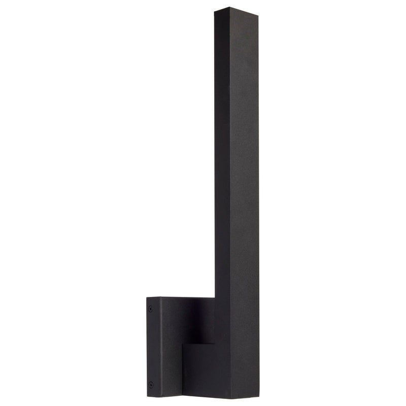 Raven 18" LED Outdoor Wall Sconce in Textured Matte Black