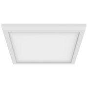 9" Square LED Flush Mount with 0-10V Dimming in White