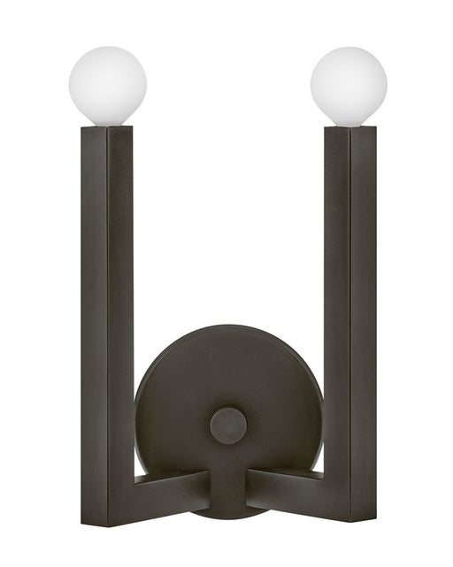 Ezra 2-Light Wall Sconce in Black Oxide
