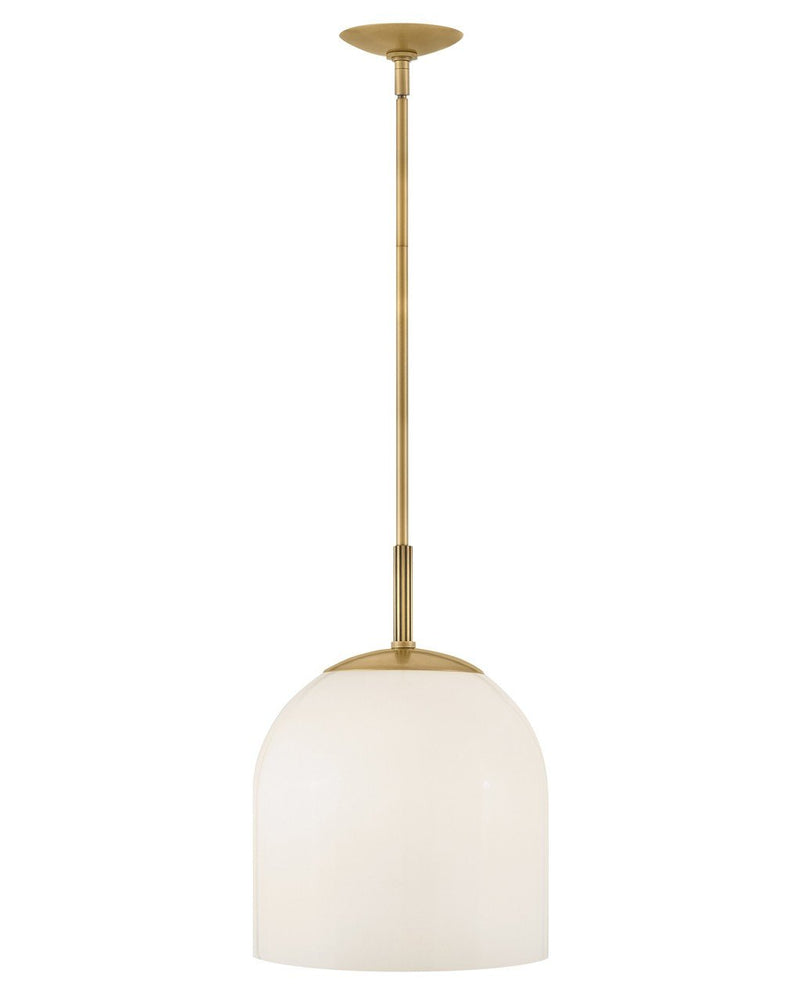 Willa Convertible Pendant in Heritage Brass