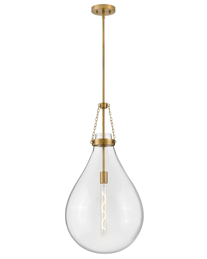 Eloise Pendant in Lacquered Brass