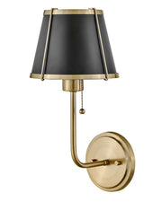 Clarke Wall Sconce in Warm Brass