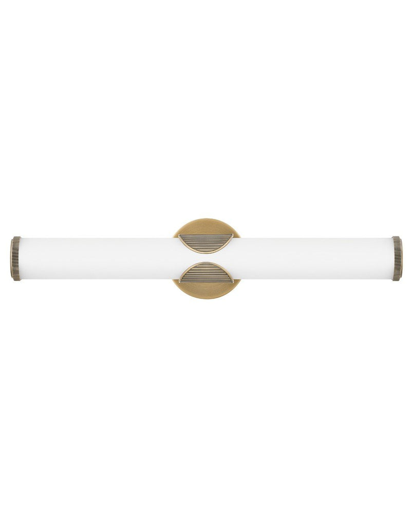 Femi Bath Vanity Light in Lacquered Brass