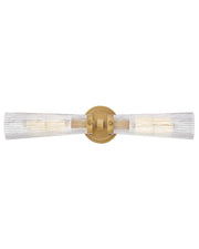 Jude 2-Light Bath Vanity Light in Heritage Brass