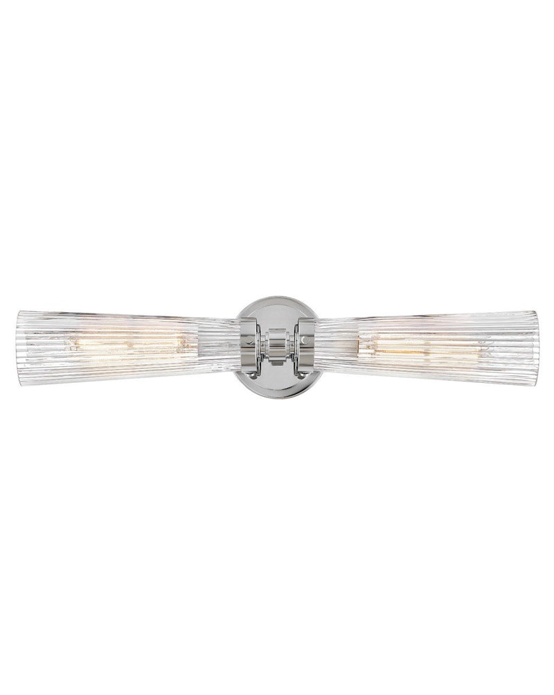 Jude 2-Light Bath Vanity Light in Polished Nickel