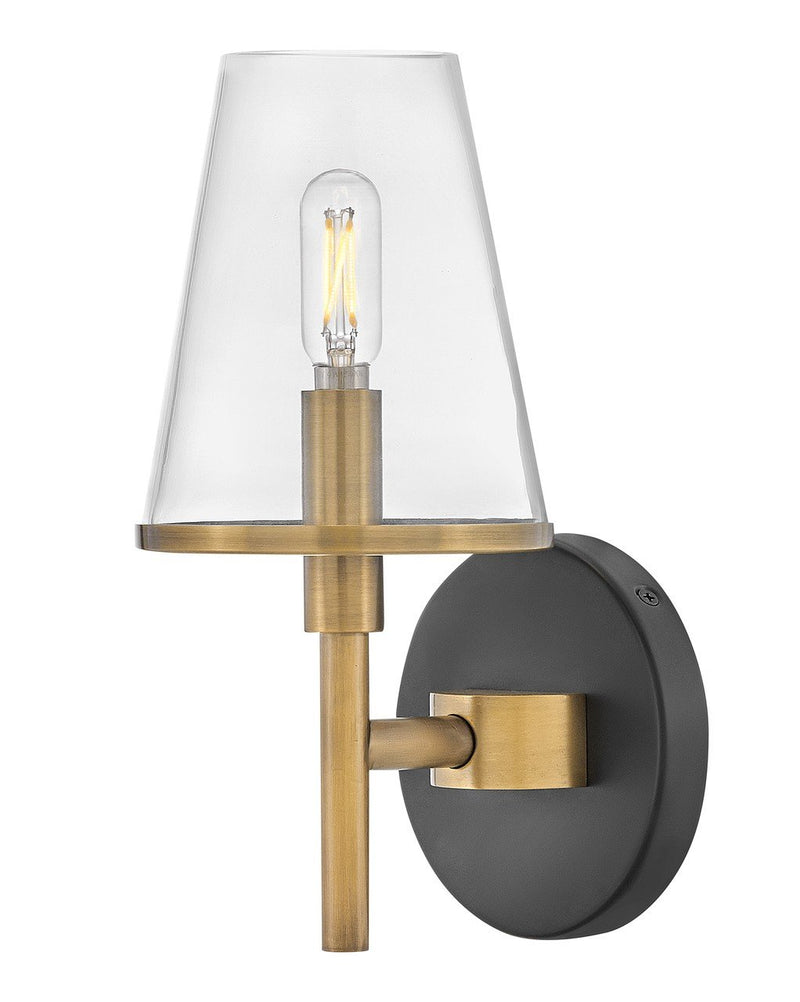 Marten Bath Sconce in Heritage Brass