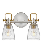 Easton 2-Light Bath Vanity Light in Polished Nickel