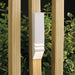 Deck Rail 1-Light 12V in Textured White