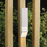 Deck Light 6" Tall in Textured White
