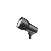 Small 120V Landscape Accent Spotlight in Textured Black