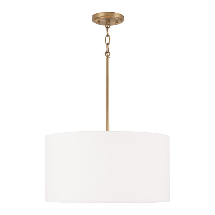 Alan 3-Light Pendant in Aged Brass - Lamps Expo