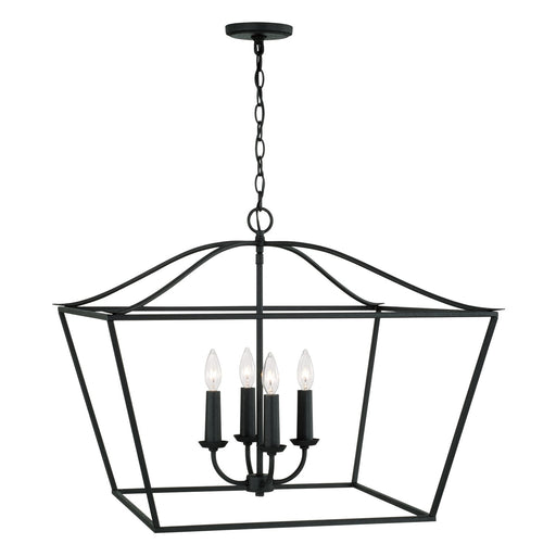 Grady 4-Light Pendant in Black Iron - Lamps Expo