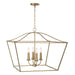 Grady 4-Light Pendant in Matte Brass - Lamps Expo