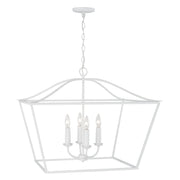 Grady 4-Light Pendant in Textured White - Lamps Expo