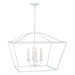 Grady 4-Light Pendant in Textured White - Lamps Expo