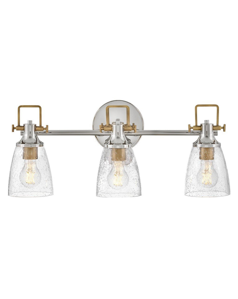 Easton 3-Light Bath Vanity Light in Polished Nickel