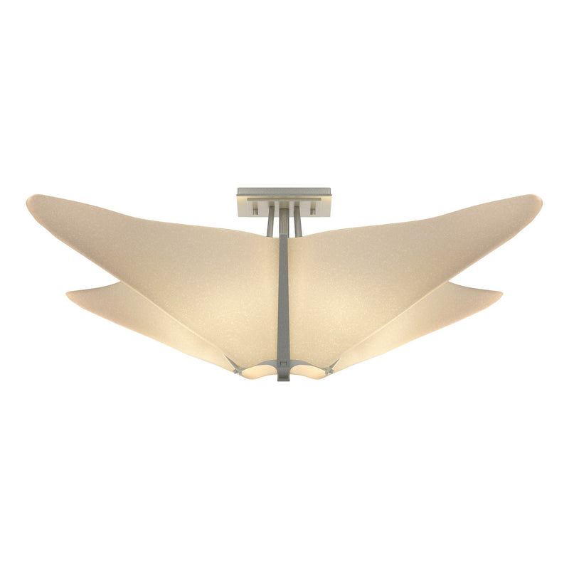 Kirigami Semi-Flush in Vintage Platinum - 123305-SKT-82-SH1995 by Hubbardton Forge