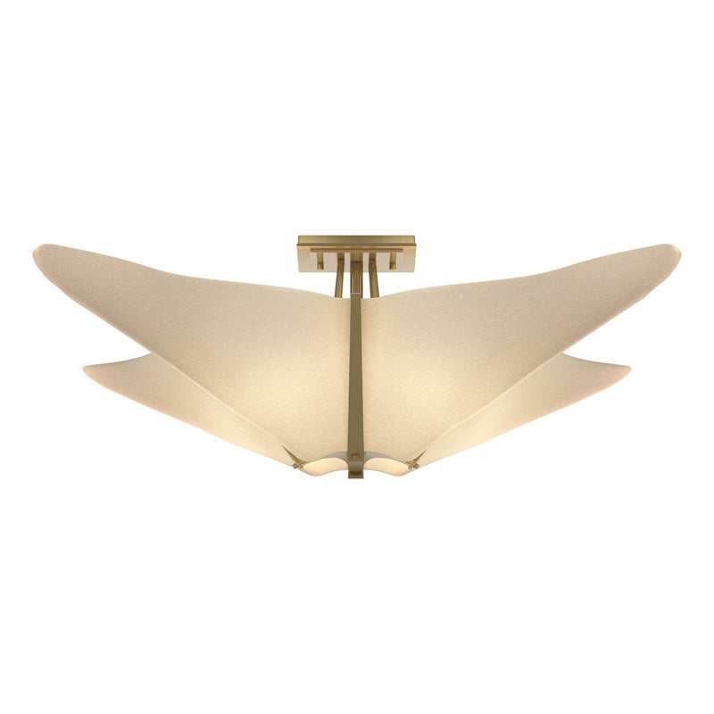 Kirigami Semi-Flush in Modern Brass - 123305-SKT-86-SH1995 by Hubbardton Forge