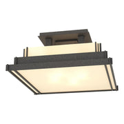 Steppe Small Semi-Flush in Natural Iron - 123705-SKT-20-BB0416 by Hubbardton Forge