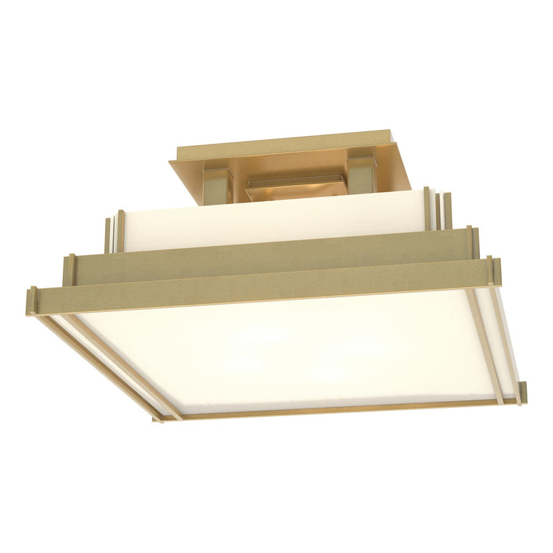 Steppe Small Semi-Flush in Modern Brass - 123705-SKT-86-CC0416 by Hubbardton Forge