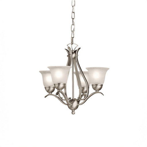 Dover 4-Light Chandelier in Brushed Nickel