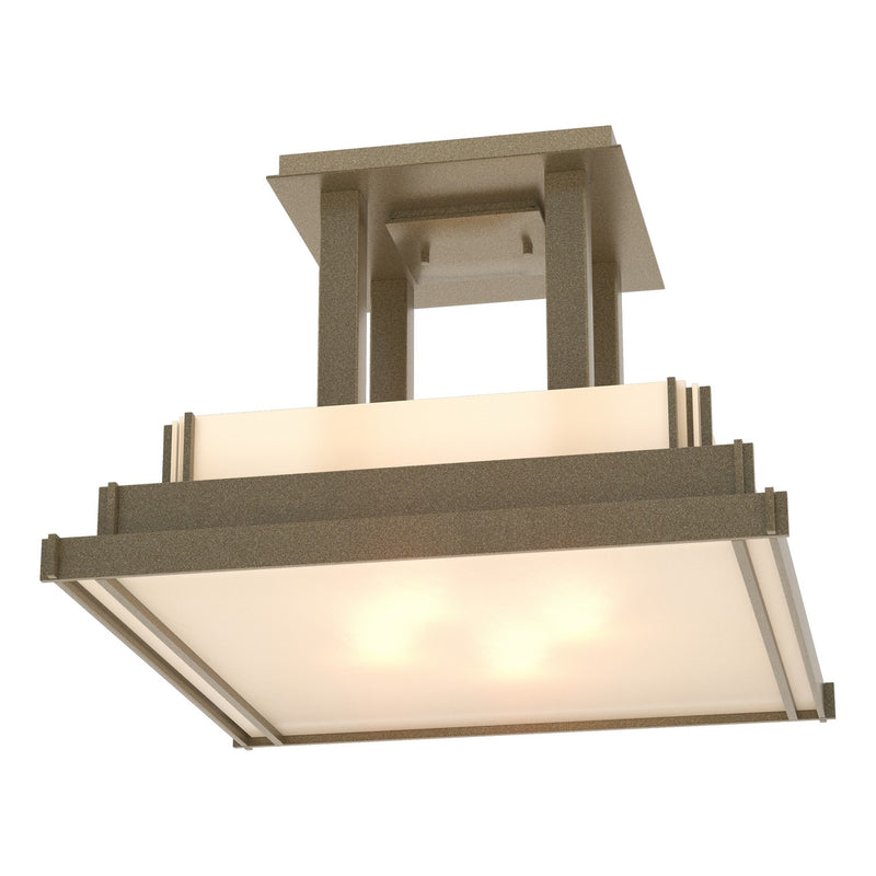 Steppe Large Semi-Flush in Soft Gold - 123715-SKT-84-BB0416 by Hubbardton Forge