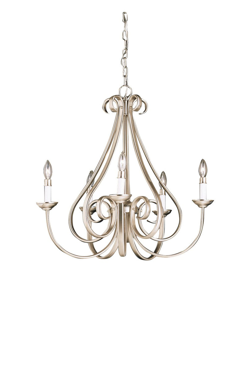 Dover 5-Light 25" Chandelier in Brushed Nickel