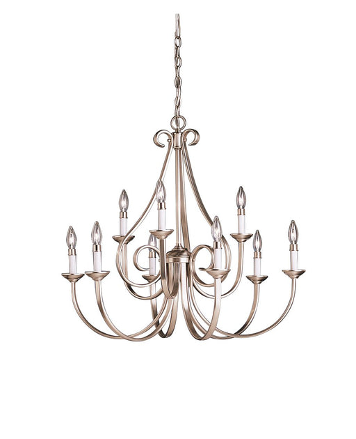 Dover 9-Light 32" Chandelier in Brushed Nickel