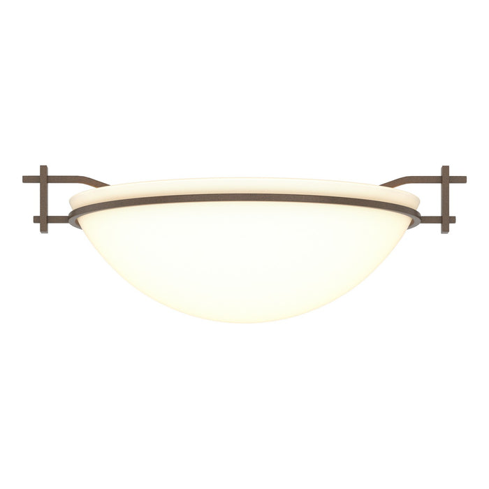 Moonband Semi-Flush in Bronze - 124251-SKT-05-GG0045 by Hubbardton Forge