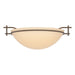 Moonband Semi-Flush in Bronze - 124251-SKT-05-SS0045 by Hubbardton Forge