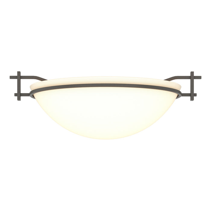 Moonband Semi-Flush in Dark Smoke - 124251-SKT-07-GG0045 by Hubbardton Forge