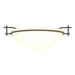 Moonband Semi-Flush in Dark Smoke - 124251-SKT-07-GG0045 by Hubbardton Forge
