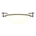 Moonband Semi-Flush in Black - 124251-SKT-10-GG0045 by Hubbardton Forge