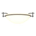 Moonband Semi-Flush in Oil Rubbed Bronze - 124251-SKT-14-GG0045 by Hubbardton Forge