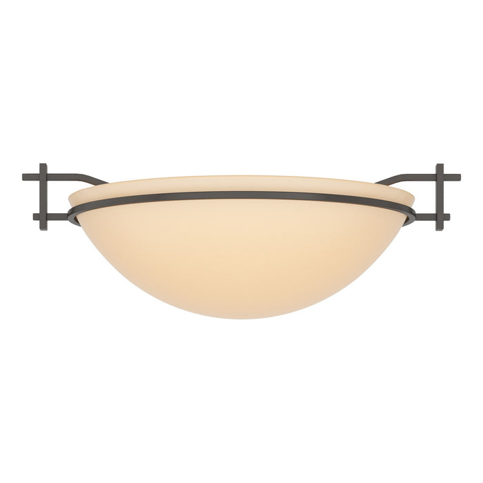 Moonband Semi-Flush in Oil Rubbed Bronze - 124251-SKT-14-SS0045 by Hubbardton Forge