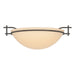 Moonband Semi-Flush in Oil Rubbed Bronze - 124251-SKT-14-SS0045 by Hubbardton Forge