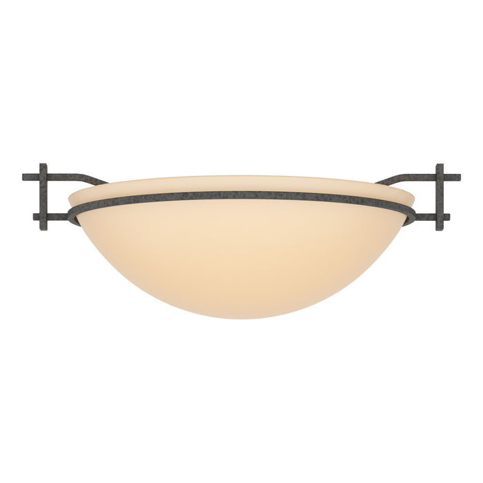 Moonband Semi-Flush in Natural Iron - 124251-SKT-20-SS0045 by Hubbardton Forge