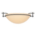 Moonband Semi-Flush in Natural Iron - 124251-SKT-20-SS0045 by Hubbardton Forge