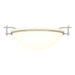 Moonband Semi-Flush in Vintage Platinum - 124251-SKT-82-GG0045 by Hubbardton Forge