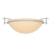 Moonband Semi-Flush in Vintage Platinum - 124251-SKT-82-SS0045 by Hubbardton Forge