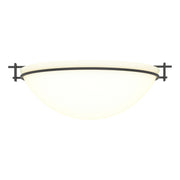 Moonband Large Semi-Flush in Black - 124252-SKT-10-GG0050 by Hubbardton Forge