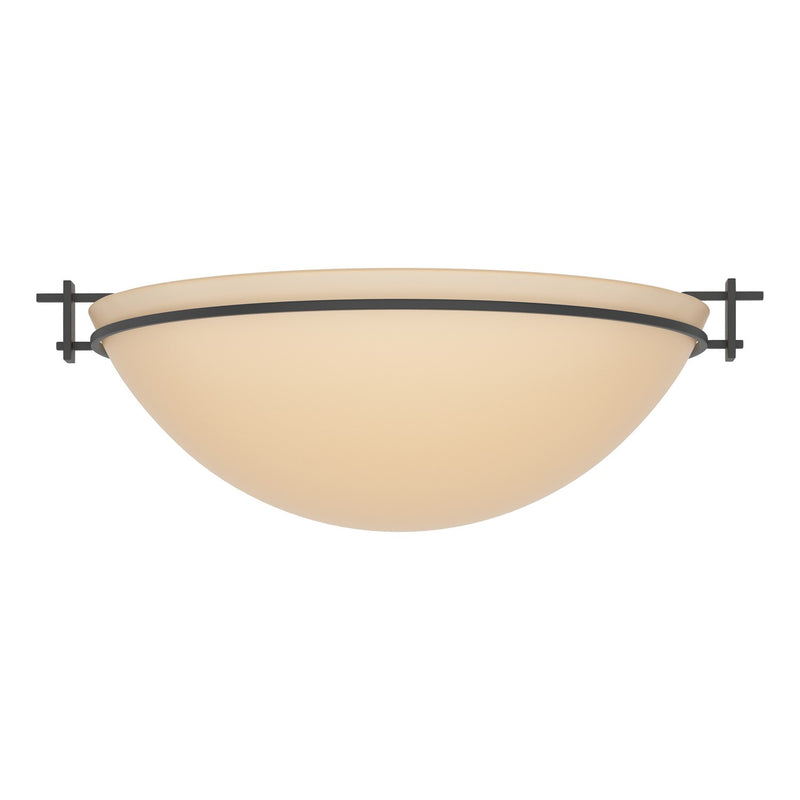 Moonband Large Semi-Flush in Black - 124252-SKT-10-SS0050 by Hubbardton Forge