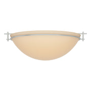 Moonband Large Semi-Flush in Vintage Platinum - 124252-SKT-82-SS0050 by Hubbardton Forge