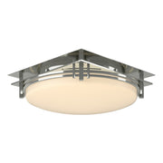 Banded Semi-Flush in Sterling - 124394-SKT-85-GG0097 by Hubbardton Forge
