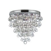 Calypso 3 Light 10.5" Flush Mount in Polished Chrome