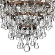 Calypso 3 Light 10.5" Flush Mount in Vibrant Bronze