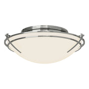 Presidio Tryne Flush Mount in Sterling - 124402-SKT-85-GG0098 by Hubbardton Forge